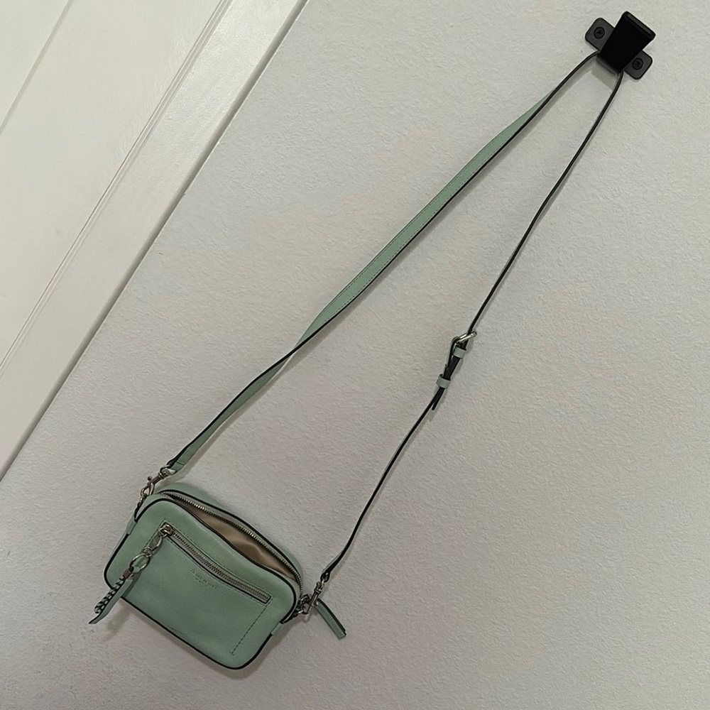 Henri Bendel Mint Green Crosby Crossbody Bag - Picture 2 of 8